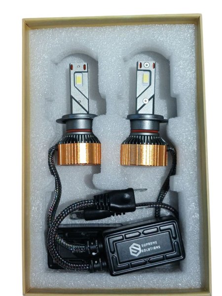 LED Bulb S-8 H7 45W 10000LM 9–60V | CSP-4570 | Active Cooling | Supreme Solutions