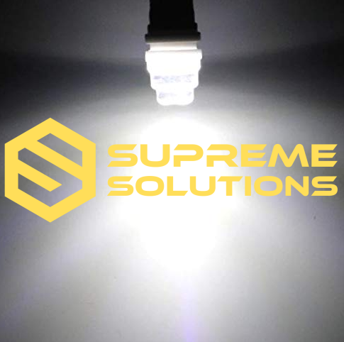 12V LED Bulb T10 3SMD 2835 CERAMIC (W5W Equivalent)