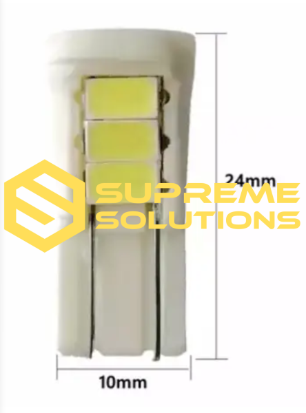 12V Світлодіодна автолампа T10-5730-8SMD CERAMIC (аналог W5W)