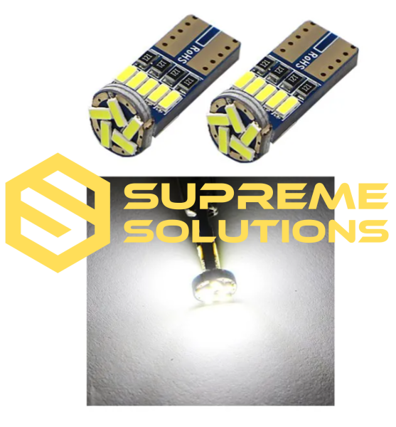 T10-4014-15SMD LED Bulb Non-Polarity CANBUS 12V (W5W Replacement) – White