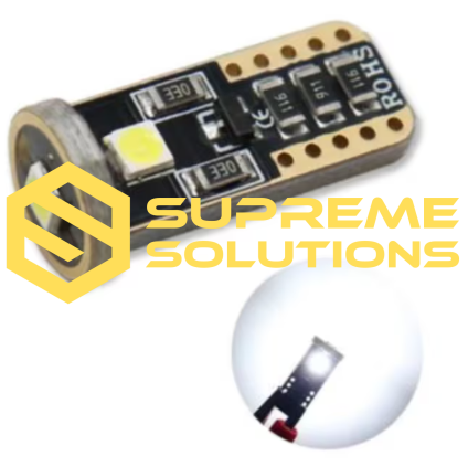 12V Світлодіодна лампа T10-3030-3SMD Samsung драйвер CANBUS (аналог W5W)