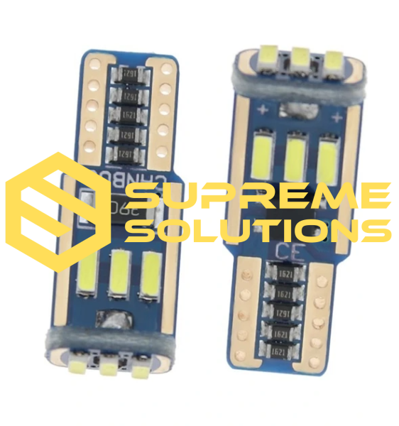 T10 9SMD 4014 LED 12V | White Light | CANBUS | W5W Type