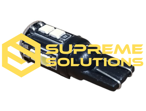 12V Премиум светодиодная лампа T10-3030-12SMD CREE Samsung Black Aluminum (аналог W5W)