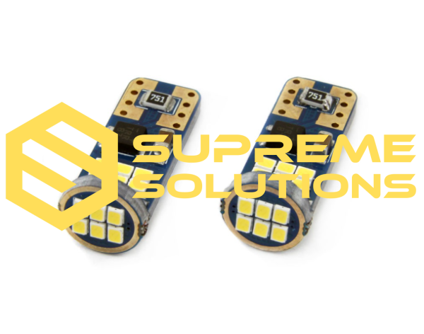 12-24V Преміум LED-лампа T10-2016-18SMD з драйвером Philips CANBUS (аналог W5W)