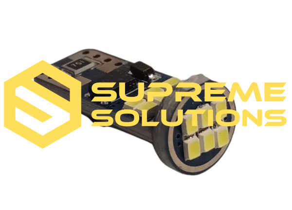 12-24V Преміум LED-лампа T10-2016-18SMD з драйвером Philips CANBUS (аналог W5W)