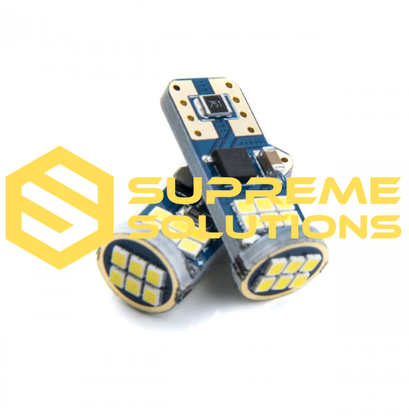12-24V Преміум LED-лампа T10-2016-18SMD з драйвером Philips CANBUS (аналог W5W)