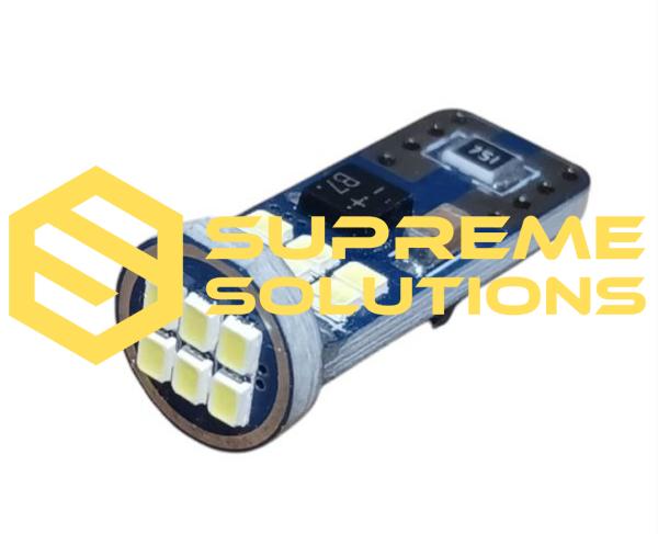 12-24V Преміум LED-лампа T10-2016-18SMD з драйвером Philips CANBUS (аналог W5W)