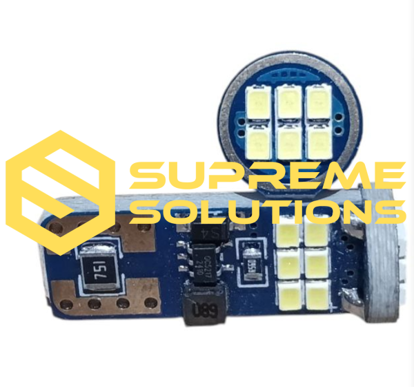 12-24V Преміум LED-лампа T10-2016-18SMD з драйвером Philips CANBUS (аналог W5W)