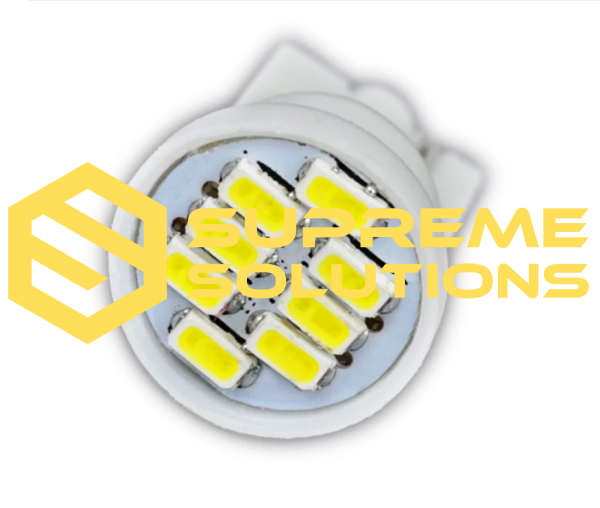 LED лампа T10-3014-8SMD 12V | Білий колір | W5W
