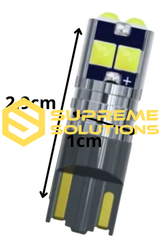LED лампа T10-3030-6SMD CREE Samsung з CANBUS 12–24V | Білий | Аналог W5W
