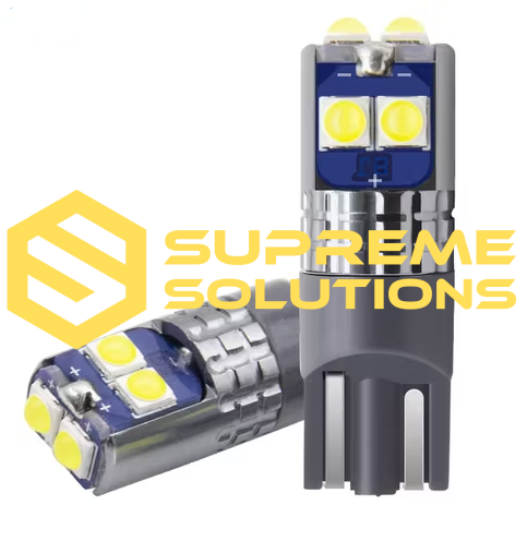 LED лампа T10-3030-6SMD CREE Samsung з CANBUS 12–24V | Білий | Аналог W5W