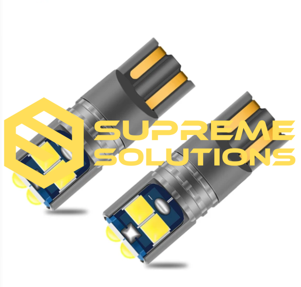 12–24V T10 LED Bulb | Blue Color | CANBUS | W5W Type