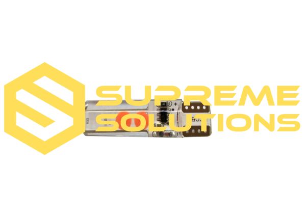 12V LED-лампа T10-COB-8 FLASH (аналог W5W) — ефектний колірний акцент Червоний/Синій