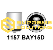 LED Bulb 12V 1157 CRISTAL | White Light | Dual Contact | BAY15d