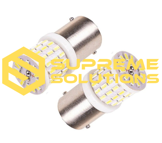 1157 LED Bulb 12–24V with 57 SMDs | White | Replacement for P21/5W