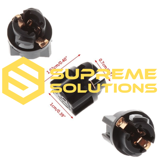T5B Socket for 1.2W Bulb | Dashboard Light Holder | Supreme Solutions