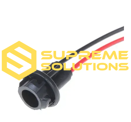 T10 W5W Rubber Socket with Wire — Reliable & Flexible Automotive Connector
