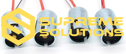Металевий патрон для лампи 1156 (P21W) | BA15s | Надійне підключення | Supreme Solutions