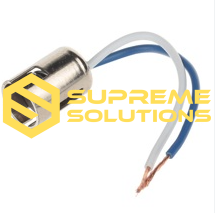 1157 (P21/5W) Metal Holder — Dual-Contact BA15d Socket
