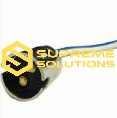1157 (P21/5W) Metal Holder — Dual-Contact BA15d Socket