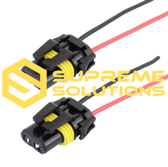 HB4 (9006) Wiring Socket — For LED and Halogen Headlight Bulbs