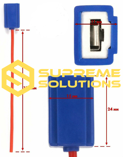 Ceramic Socket for H1 / H3 Bulbs — Reliable Connection for Automotive Lighting