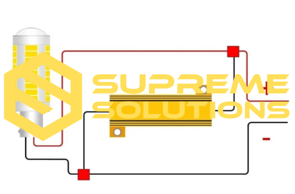 12V Load Resistor 10W — CANBUS Error Canceller for LED Automotive Bulbs
