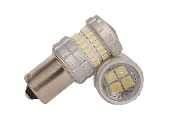 LED лампа 1156 3014-48SMD + 4SMD 3030 (9–30V, одноконтактна, білий)