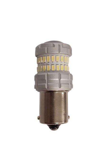 LED лампа 1156 3014-48SMD + 4SMD 3030 (9–30V, одноконтактна, білий)