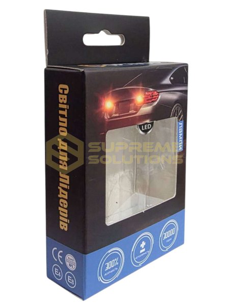 Преміальна паперова упаковка OPTIVUS для LED-ламп 1156 / 1157 / 7440 / 7443 / 3156 / 3157