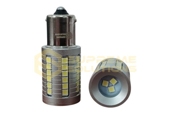 V 12-48V 1156 3030 45LED 28W SUPER CANBAS драйвер Одноконтактна (аналог лампи P21W) Білий