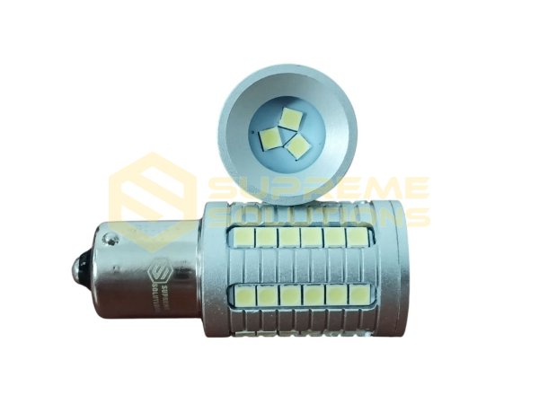 V 12-48V 1156 3030 45LED 28W SUPER CANBAS драйвер Одноконтактна (аналог лампи P21W) Білий