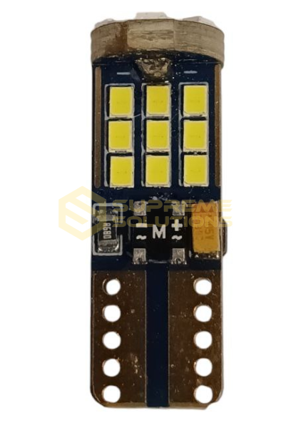 V 12-24V T10-2016-27SMD драйвер Super CANBUS (аналог лампи W5W) Білий