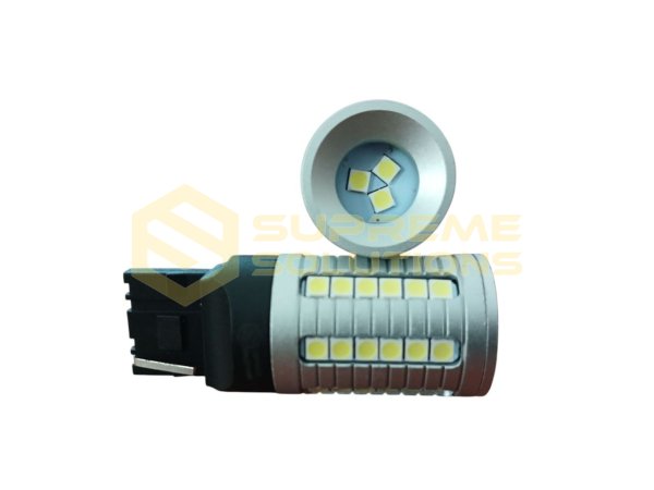 О 12-48V 7440 3030 45LED 28W SUPER CANBAS драйвер Безцокольна Одноконтактна (аналог лампи W21W) Білий