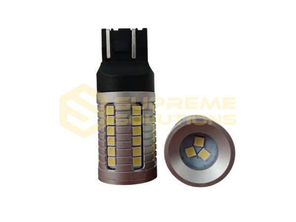 О 12-48V 7440 3030 45LED 28W SUPER CANBAS драйвер Безцокольна Одноконтактна (аналог лампи W21W) Білий