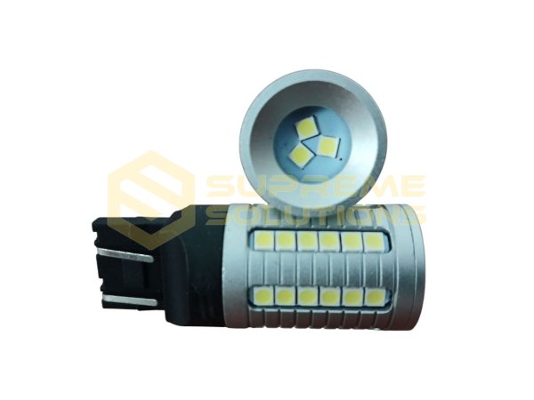 О 12-48V 7440 3030 45LED 28W SUPER CANBAS драйвер Безцокольна Одноконтактна (аналог лампи W21W) Білий