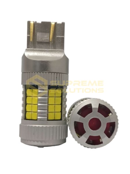 Світлодіодна лампа OPTIVUS 7443 (W21/5W) 12–40V 40SMD 3030 CANBUS 30W — біла