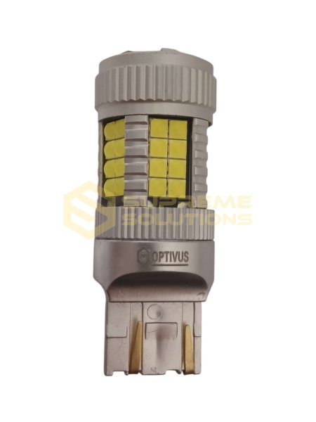 Світлодіодна лампа OPTIVUS 7443 (W21/5W) 12–40V 40SMD 3030 CANBUS 30W — біла