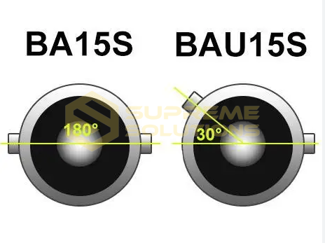 Світлодіодна лампа OPTIVUS 1156 (BA15s) 12–40V 40SMD 3030 180° CANBUS 30W — жовта