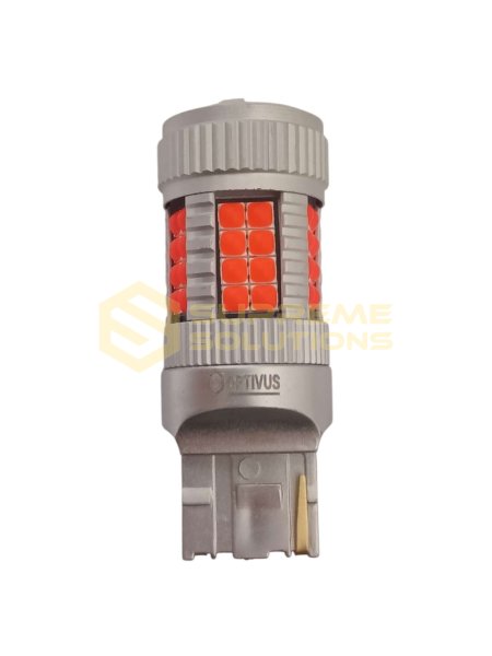 Светодиодная лампа OPTIVUS 7440 12–40V 40SMD 3030 CANBUS 30W — красная