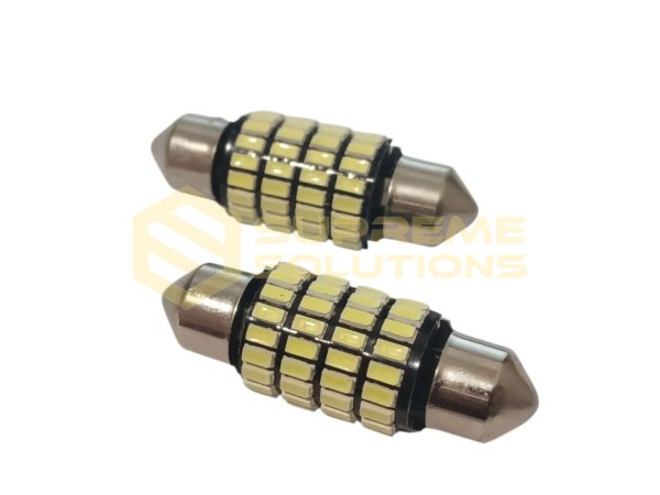 Светодиодная лампа FS-3014-45SMD 39 мм 12–24V CANBUS — белая