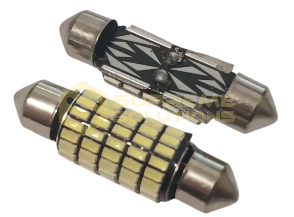Светодиодная лампа FS-3014-45SMD 39 мм 12–24V CANBUS — белая