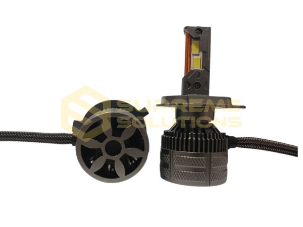 Премиальные LED-лампы OPTIVUS S70 H4 12–24V 70W 12000LM CANBUS 6000K с активным охлаждением