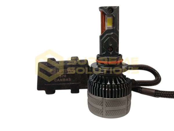 Премиальные LED-лампы OPTIVUS S70 HB3 12–24V 70W 12000LM CANBUS 6000K с активным охлаждением