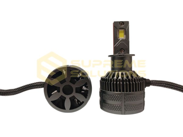 Премиальные LED-лампы OPTIVUS S70 H3 12–24V 70W 12000LM CANBUS 6000K с активным охлаждением