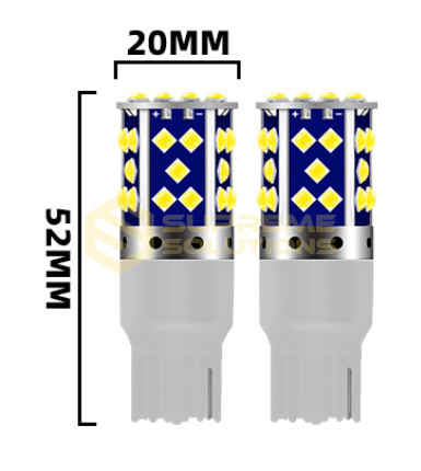 Світлодіодна лампа 7440 12–24V 35SMD 3030 CREE Samsung CANBUS (аналог W21W) — біла