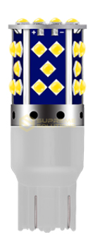 Светодиодная лампа 7443 12–24V 35SMD 3030 CREE Samsung CANBUS (аналог W21/5W) — белая