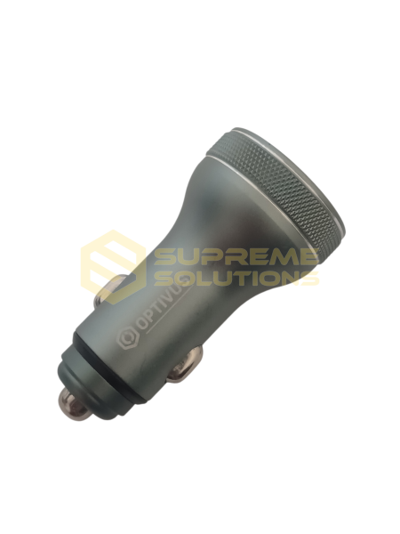 12V-24V Автомобільна зарядка PD36W + 22.5W (58.5W) з PPS, дисплеєм та авіаційним алюмінієм