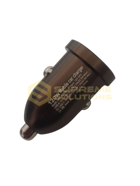 12V-24V Автомобільна зарядка 120W USB + USB-C швидкої зарядки