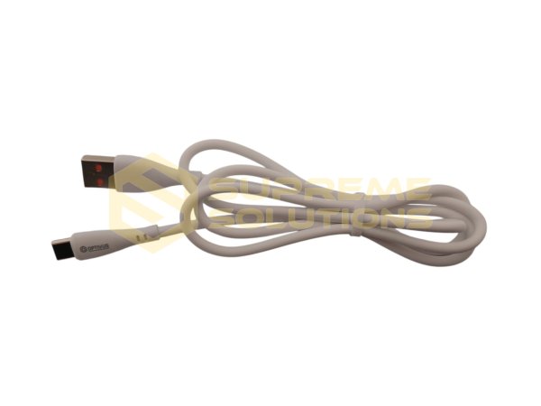 Кабель OPTIVUS USB → Type-C 5A з силіконовою ізоляцією